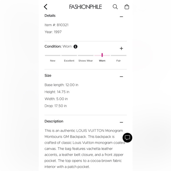 LOUIS VUITTON Monogram Montsouris GM Backpack - Picture 12 of 12